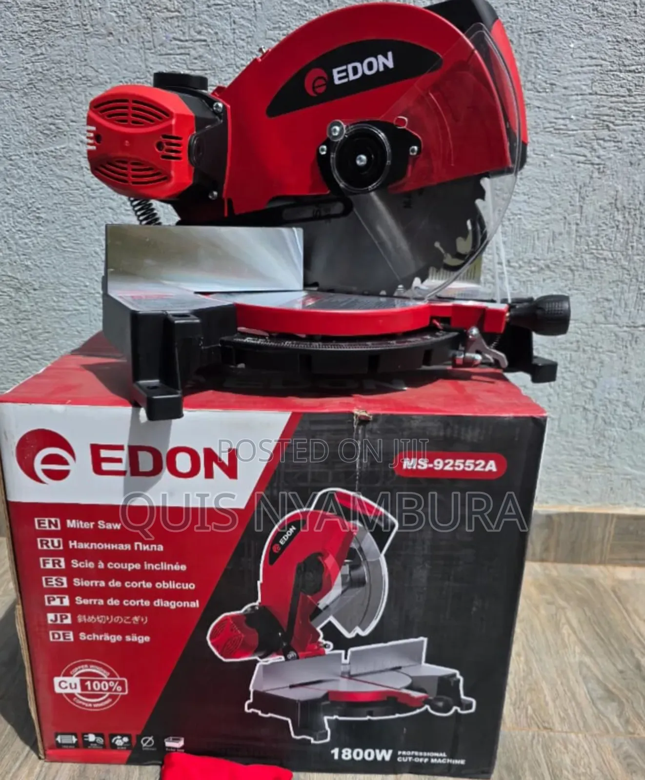 Electric Mitre Saw/ Edon Mitre Saw 1800w