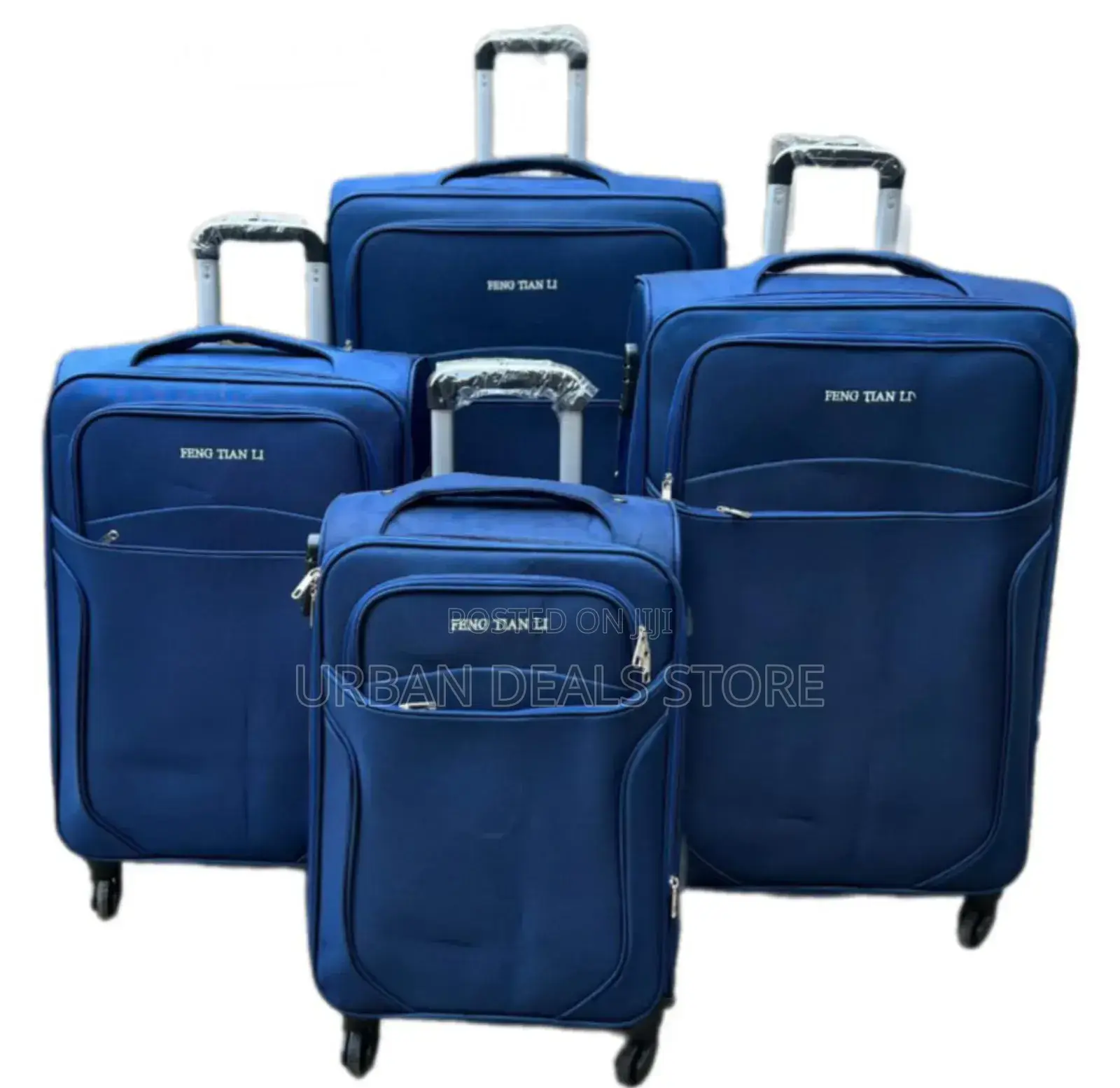 Managerial 4-in-1 Fabric Luxurious Suitcase Travel Bag