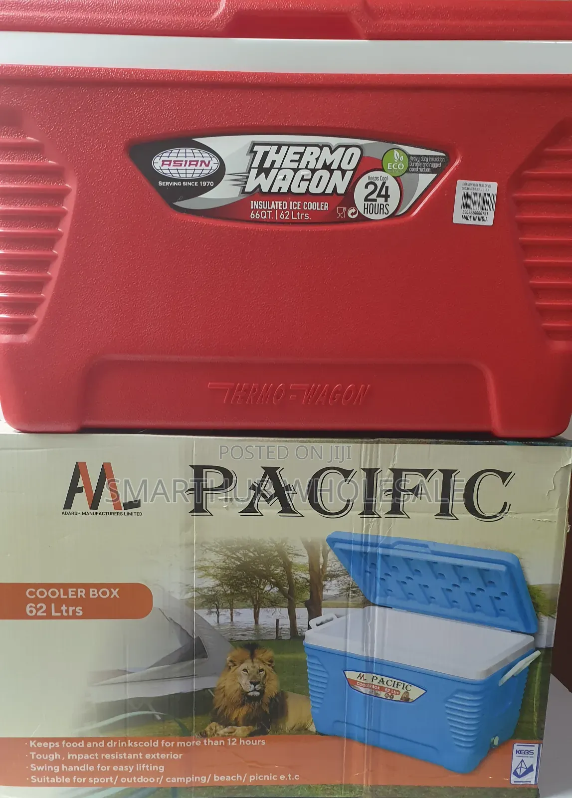 62l Pacific Insulated Cooler Boxes