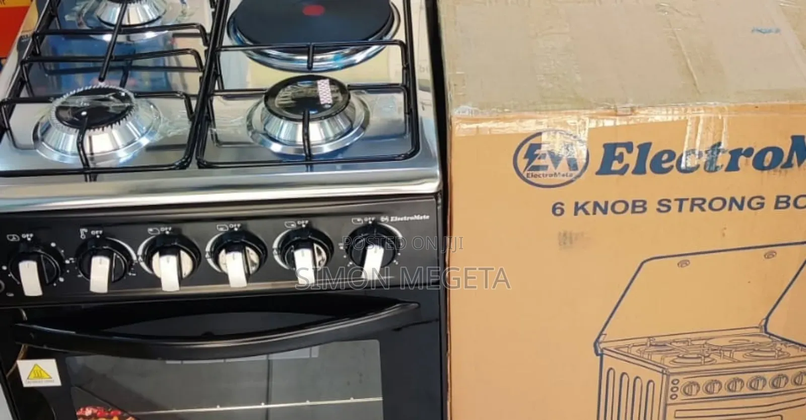 Electromate 50×55 Standing Cooker Your All-in-One Kitchen Powerhouse.