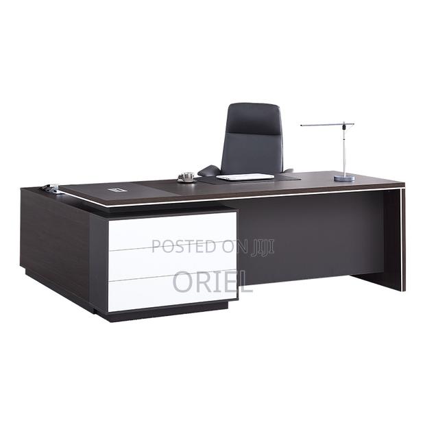L-Shaped Office Desk : 180cm Executive Desk - thumbnail 3