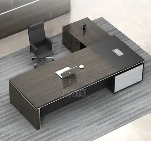 L-Shaped Office Desk : 180cm Executive Desk