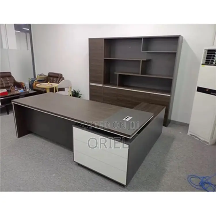 L-Shaped Office Desk : 180cm Executive Desk