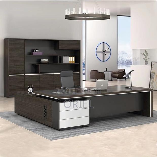L-Shaped Office Desk : 180cm Executive Desk - thumbnail 8