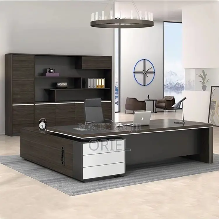L-Shaped Office Desk : 180cm Executive Desk