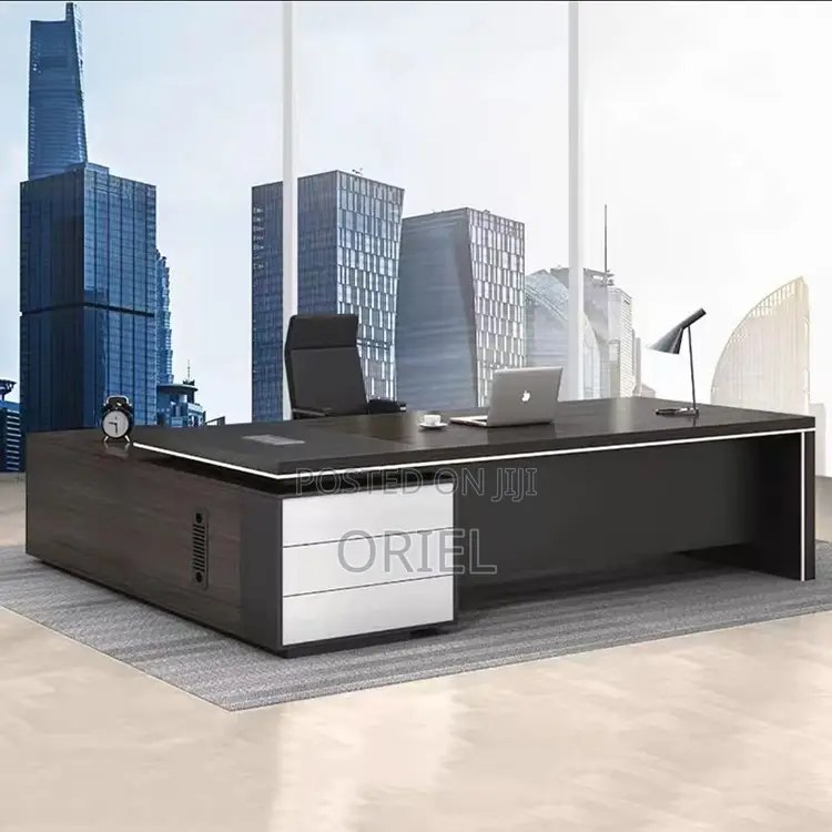 L-Shaped Office Desk : 180cm Executive Desk