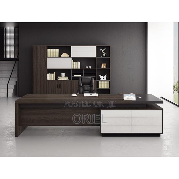 L-Shaped Office Desk : 180cm Executive Desk - thumbnail 10