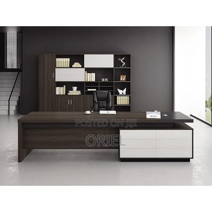 L-Shaped Office Desk : 180cm Executive Desk