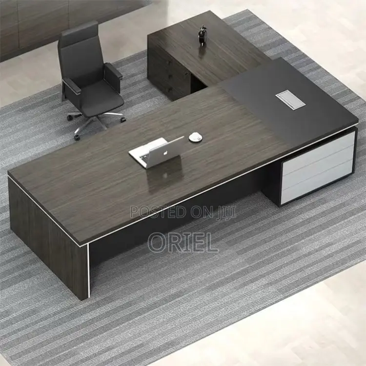 L-Shaped Office Desk : 180cm Executive Desk