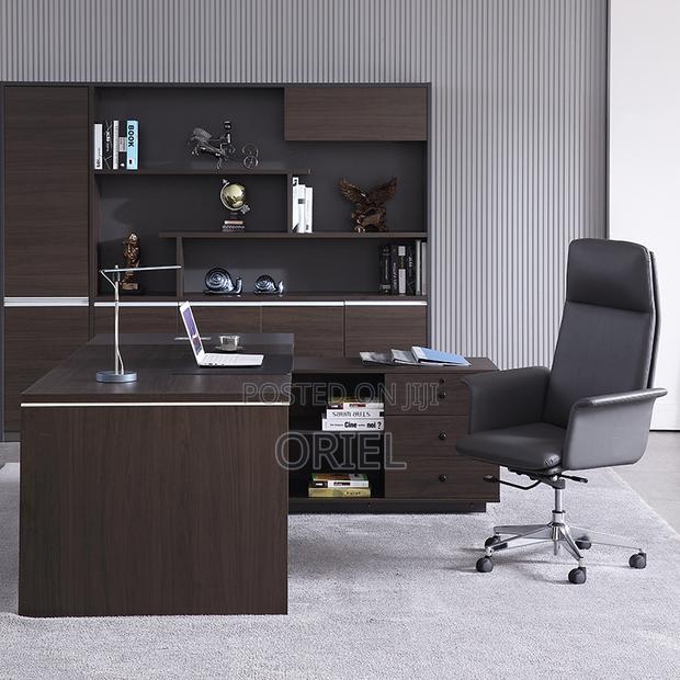L-Shaped Office Desk : 180cm Executive Desk - thumbnail 12