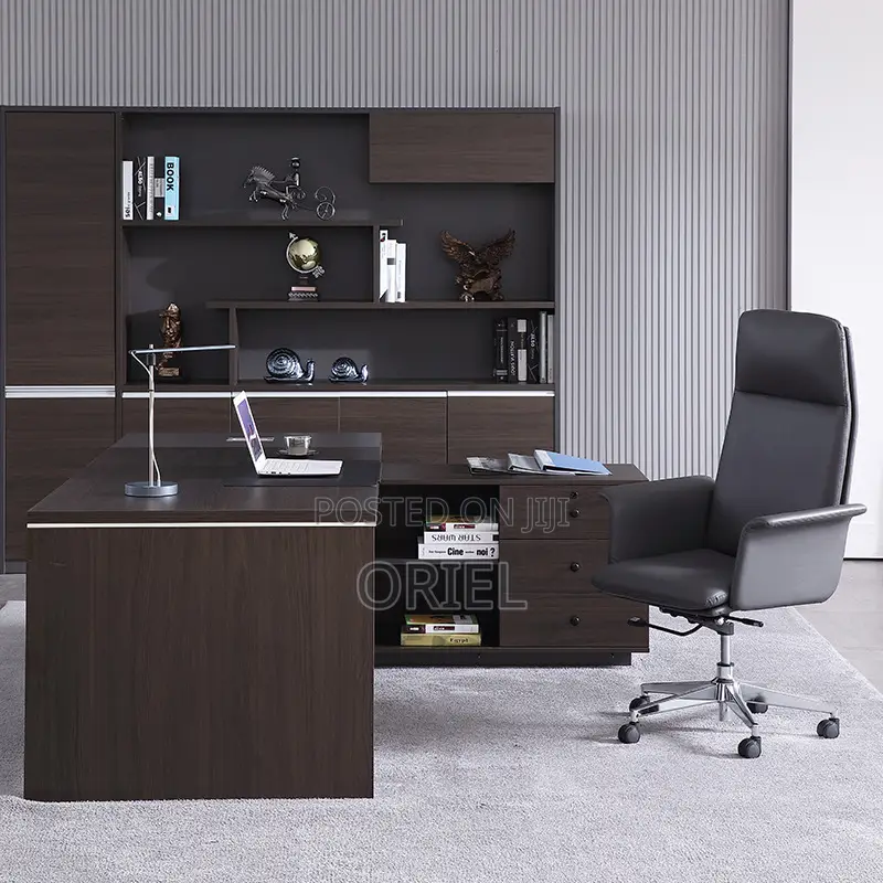 L-Shaped Office Desk : 180cm Executive Desk