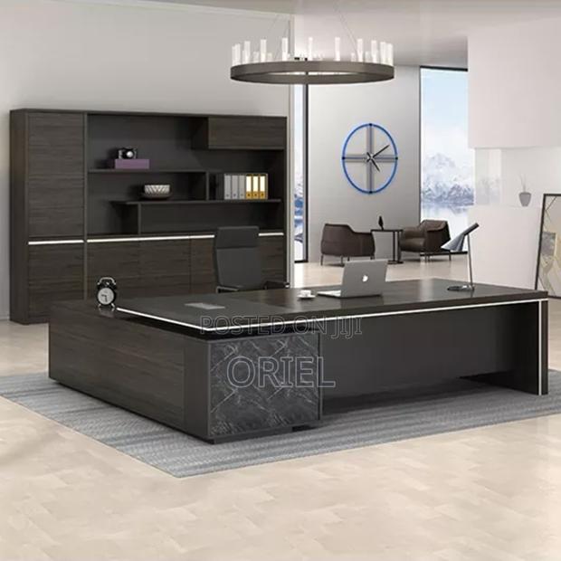 L-Shaped Office Desk : 180cm Executive Desk - thumbnail 14