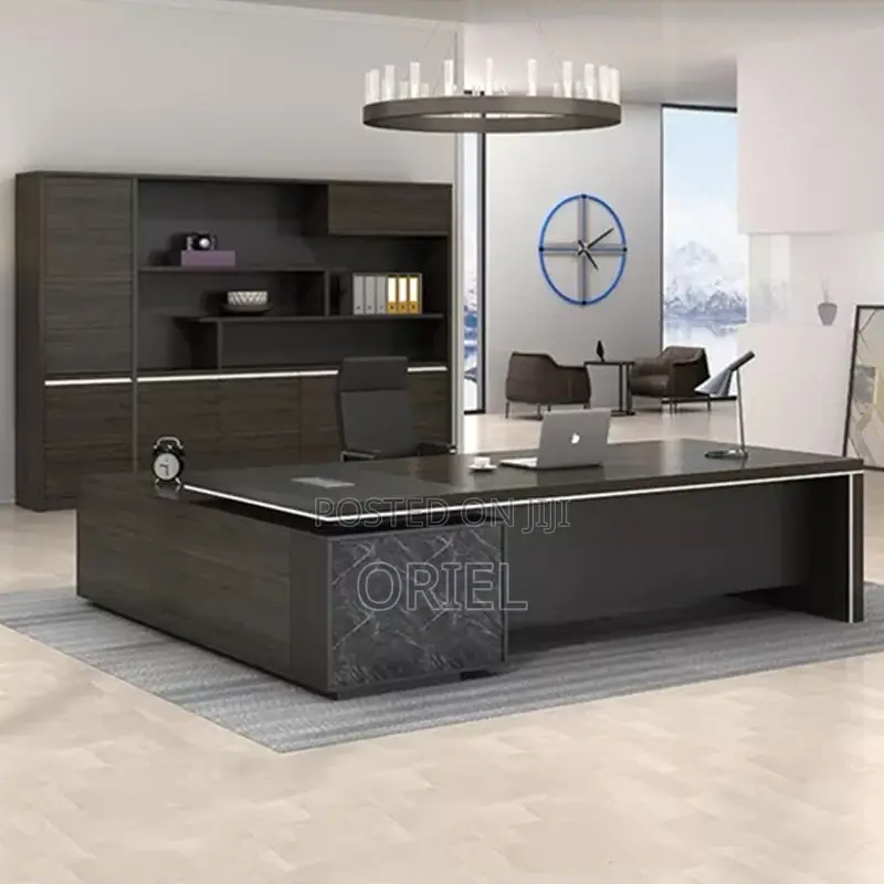 L-Shaped Office Desk : 180cm Executive Desk