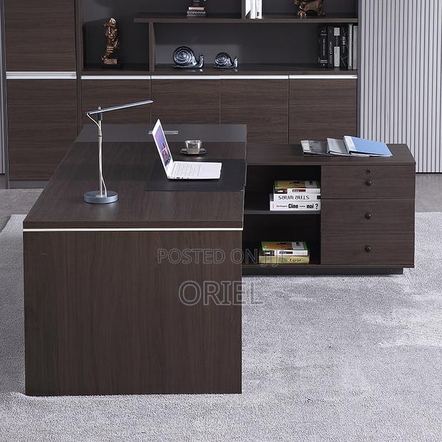 L-Shaped Office Desk : 180cm Executive Desk - thumbnail 16