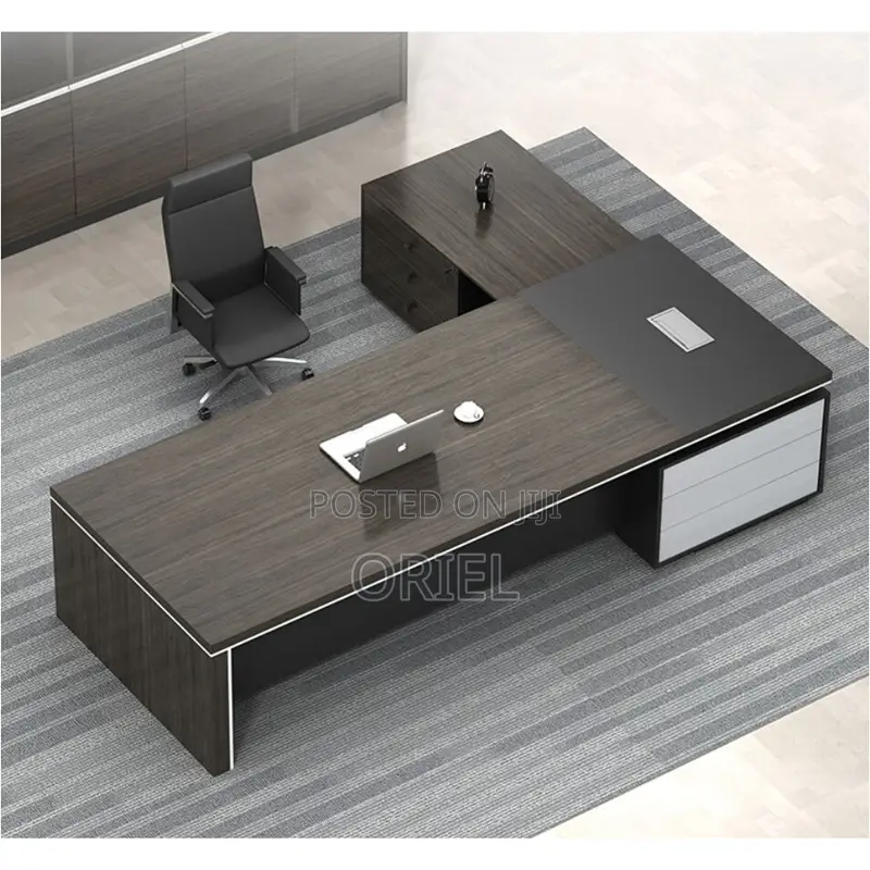 L-Shaped Office Desk : 180cm Executive Desk