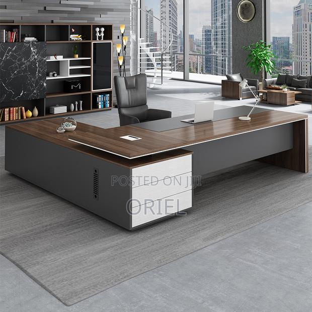L-Shaped Office Desk : 180cm Executive Desk - thumbnail 20