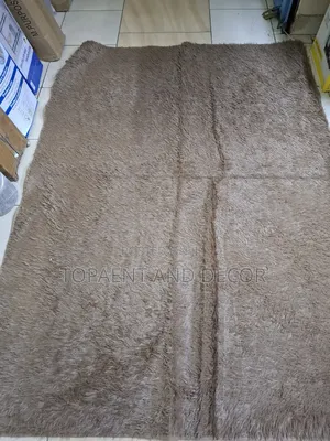 Beautiful Brown Floor Fluffy Carpet