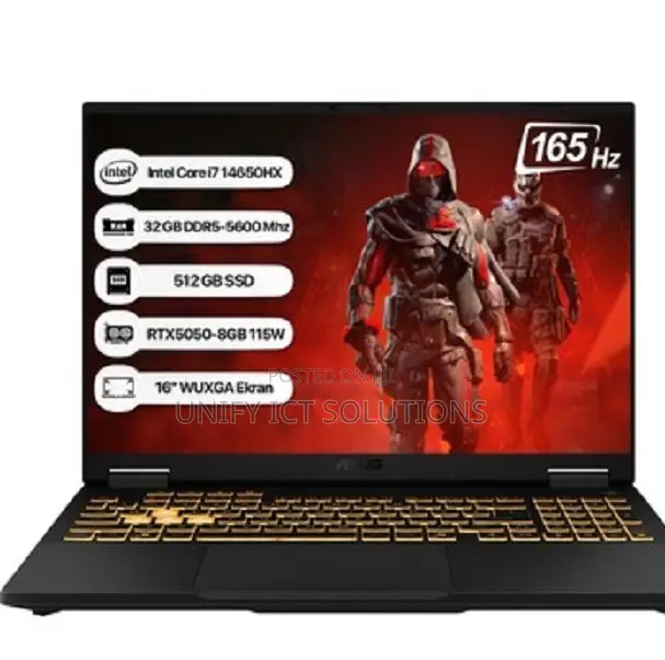 New Laptop Asus TUF Gaming F16 16GB Intel Core i7 SSD 512GB