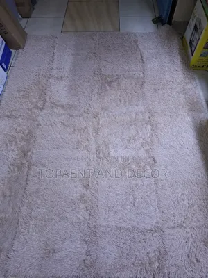 Brilliant Beige Fluffy Carpet for Your Room