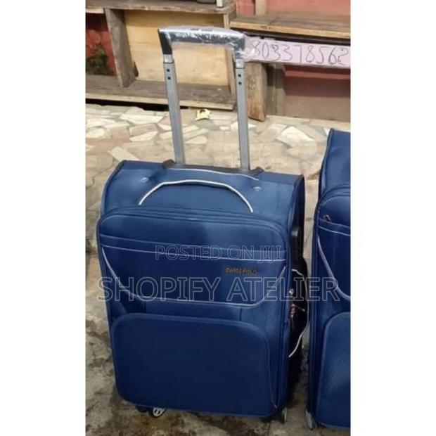 Managerial 4 in 1 Fabric Laxurious Suitcase - thumbnail 3