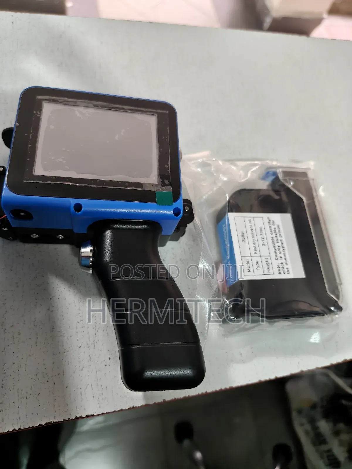 Mini Printer With Cartridge Black, Handheld Printing Machine
