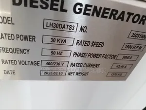 30kva Lenhard Diesel Generator With Cummins Engine and Inbuilt Ats