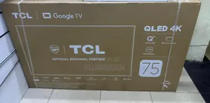TCL 75-Inch Qled Smart Google Tv. *