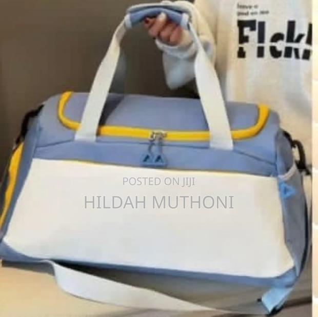 Leather Large Travel Duffle Bag - main view