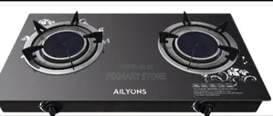 Ailyons 2 Burner Glass Gas Stove With Infrared Technology
