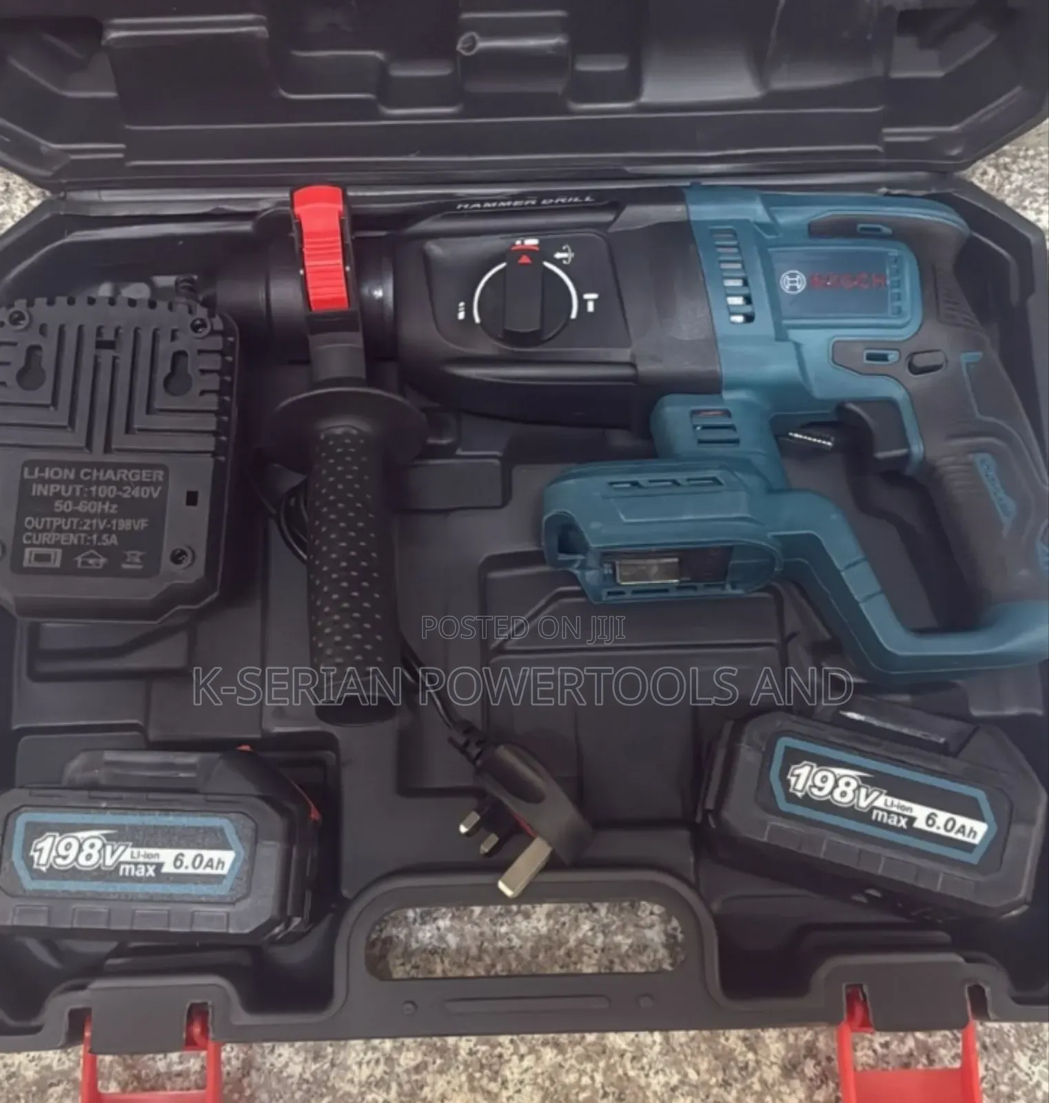 198v Cordless Bosch Rotary Hammer/Rechargeable Rotary Hammer