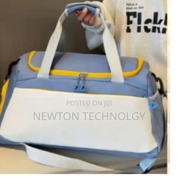 Leather Large Travel Duffle Bag - thumbnail 2