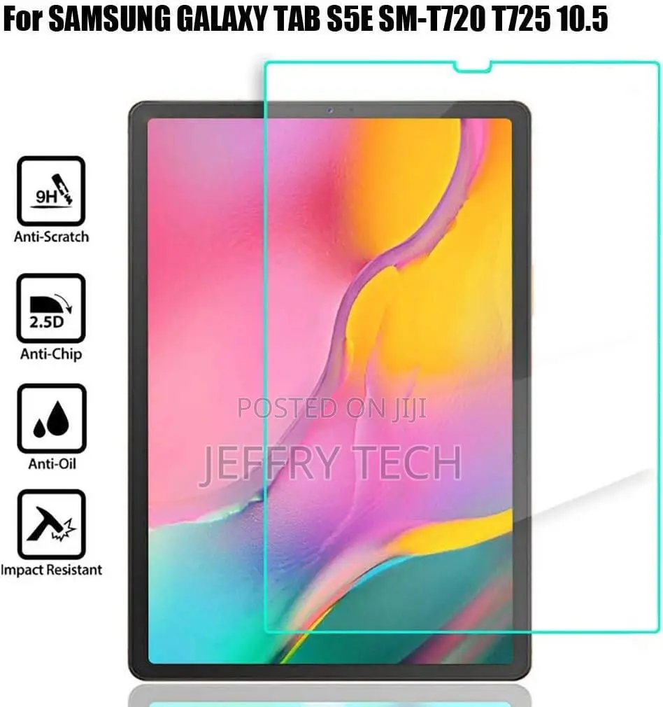 Reless Tempered Glass Screen Protector for Samsung Galaxy Tab S5e