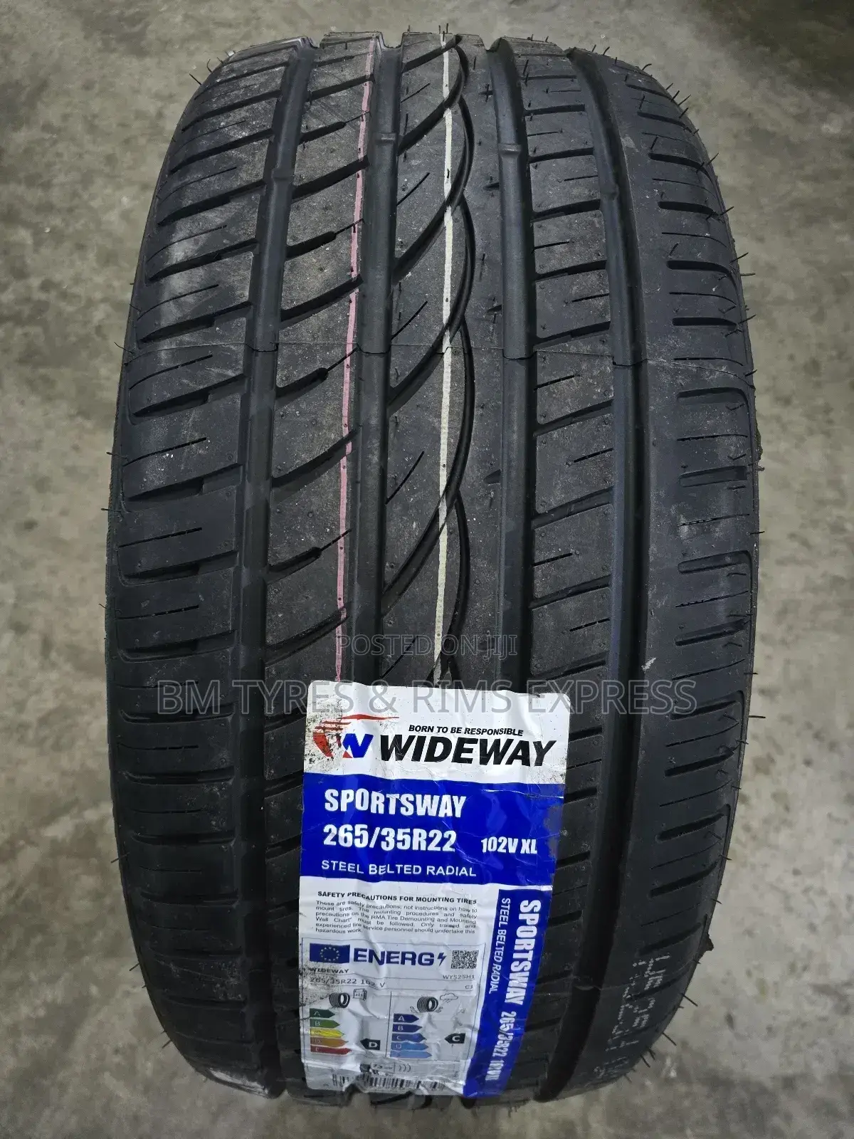 265 /35 R22 Wideway Tyres.