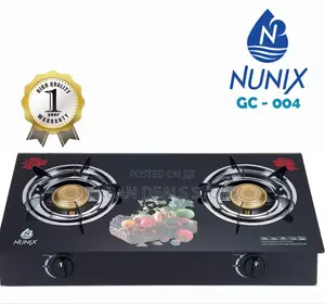 Nunix 2 Burner Glass Table Cooker High Quality