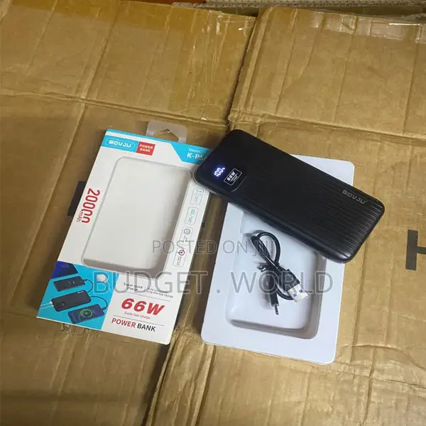 Kp542 Heavy Duty 20000mah Power Bank With Led Indicator