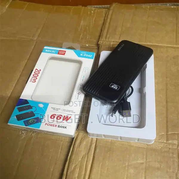 Kp542 20000mah Superfast Power Bank – Reliable Energy on-the-Go
