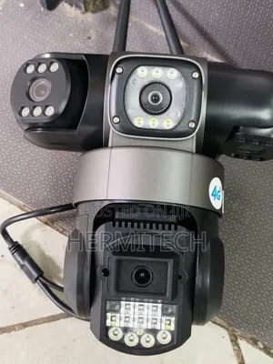4g Triple Lens CCTV Electric Models With Ethernet Cables