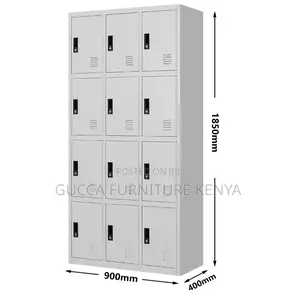 12-door's Metallic Office Filling Locker Cabinet