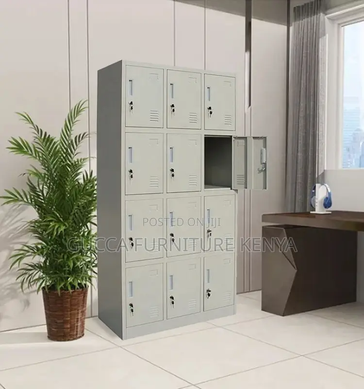 12-door's Metallic Office Filling Locker Cabinet