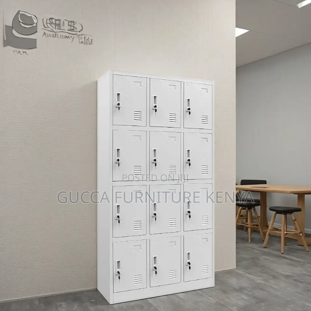 12-door's Metallic Office Filling Locker Cabinet
