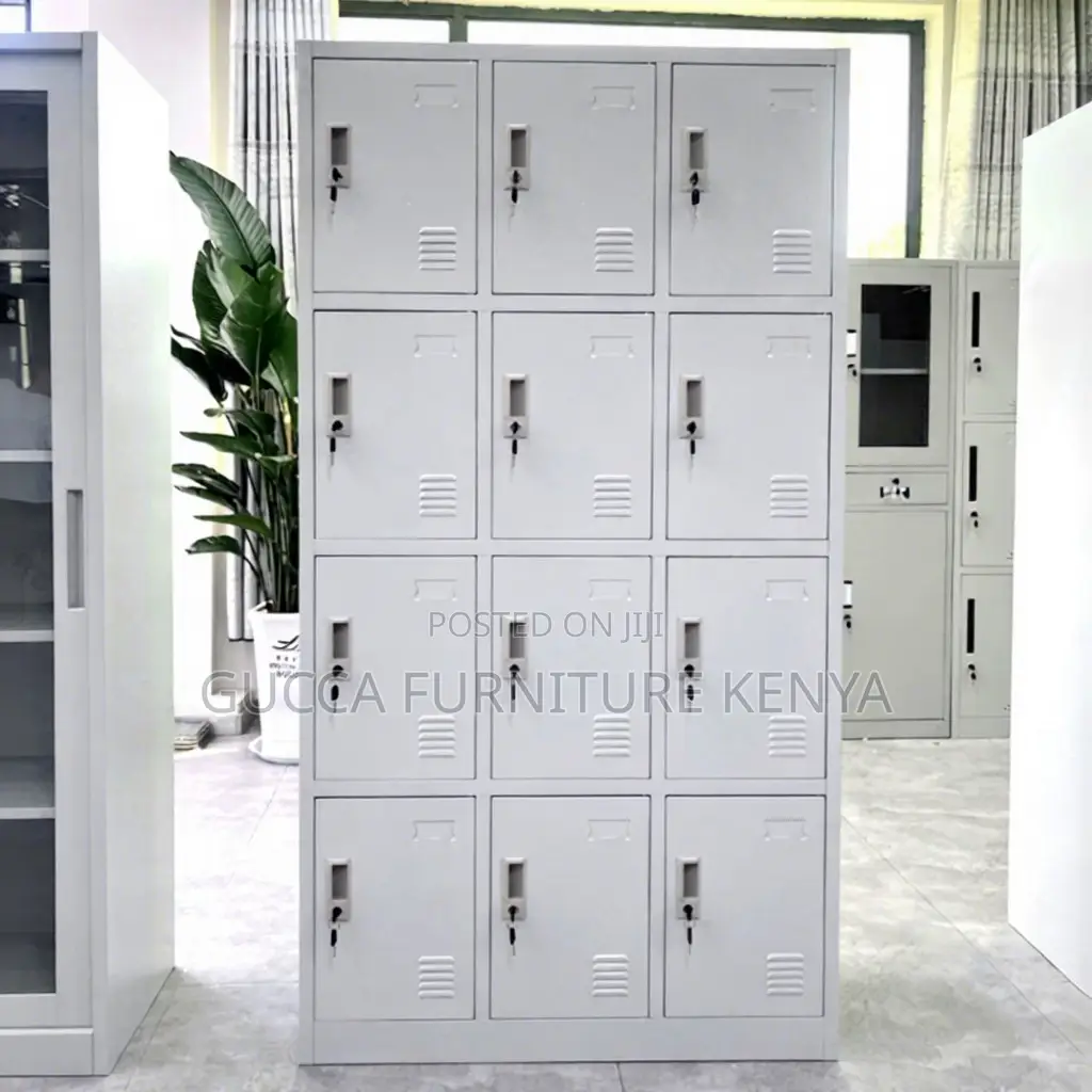 12-door's Metallic Office Filling Locker Cabinet
