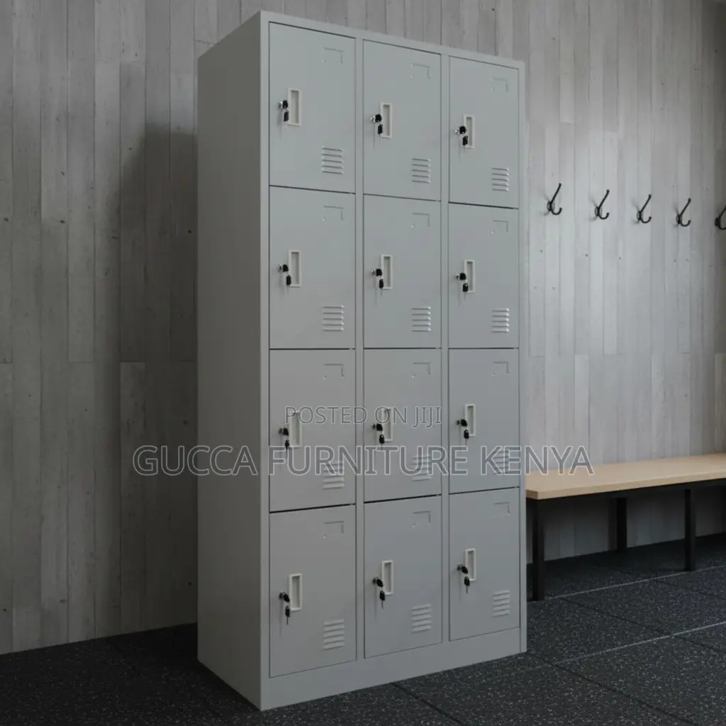 12-door's Metallic Office Filling Locker Cabinet