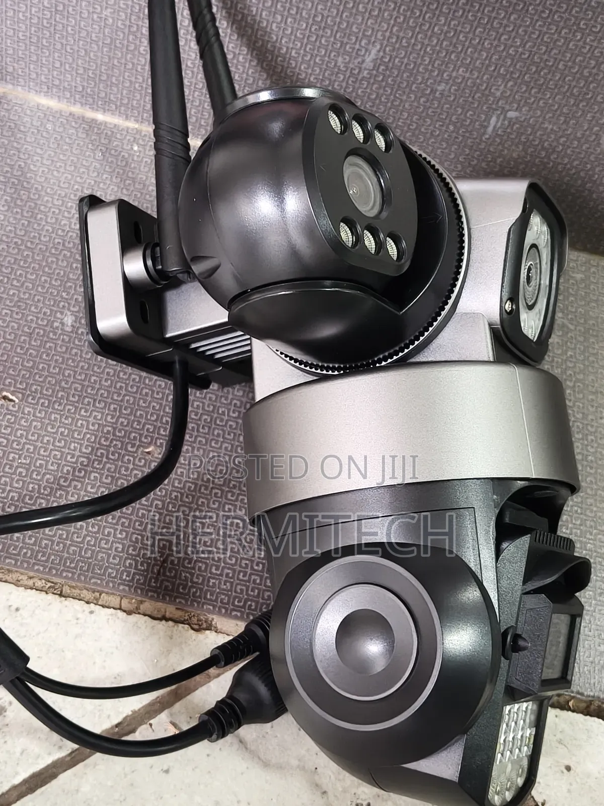 V380 Triple Lens Hd Security Camera With 4g Sim Card Outdoor/Indoor