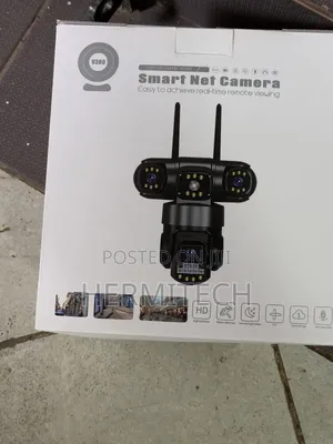 V380 Triple Lens Hd Security Camera With 4g Sim Card Outdoor/Indoor