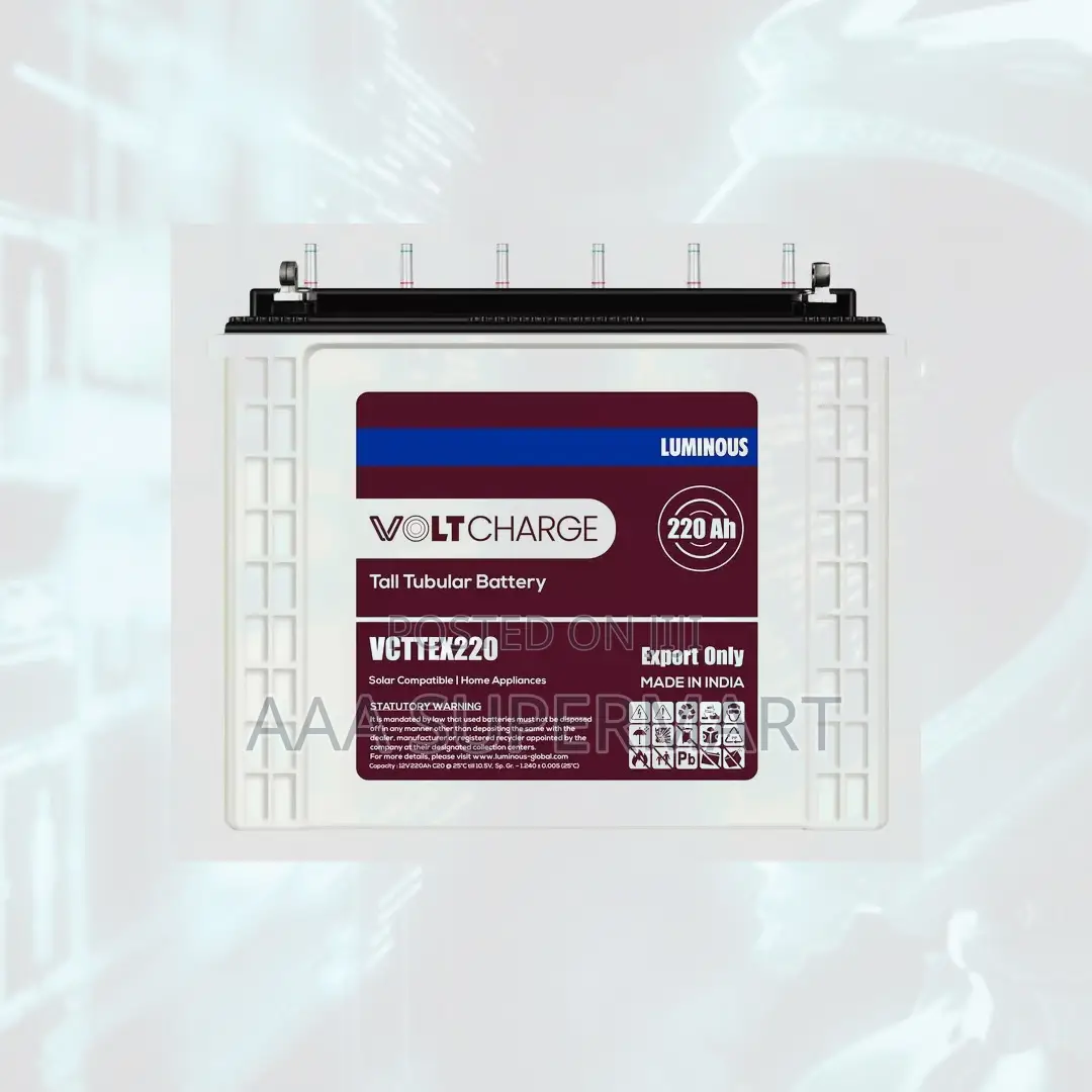 Lum 12v220ah Vcttex220 Fnsd Bty