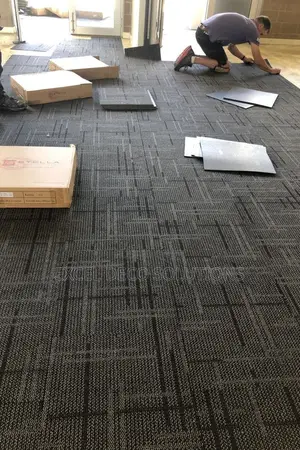 Carpet Tiles Heavy Duty Plain and Patterned Shades
