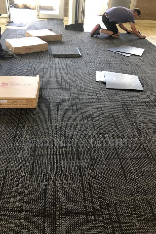 Carpet Tiles Heavy Duty Plain and Patterned Shades - main view