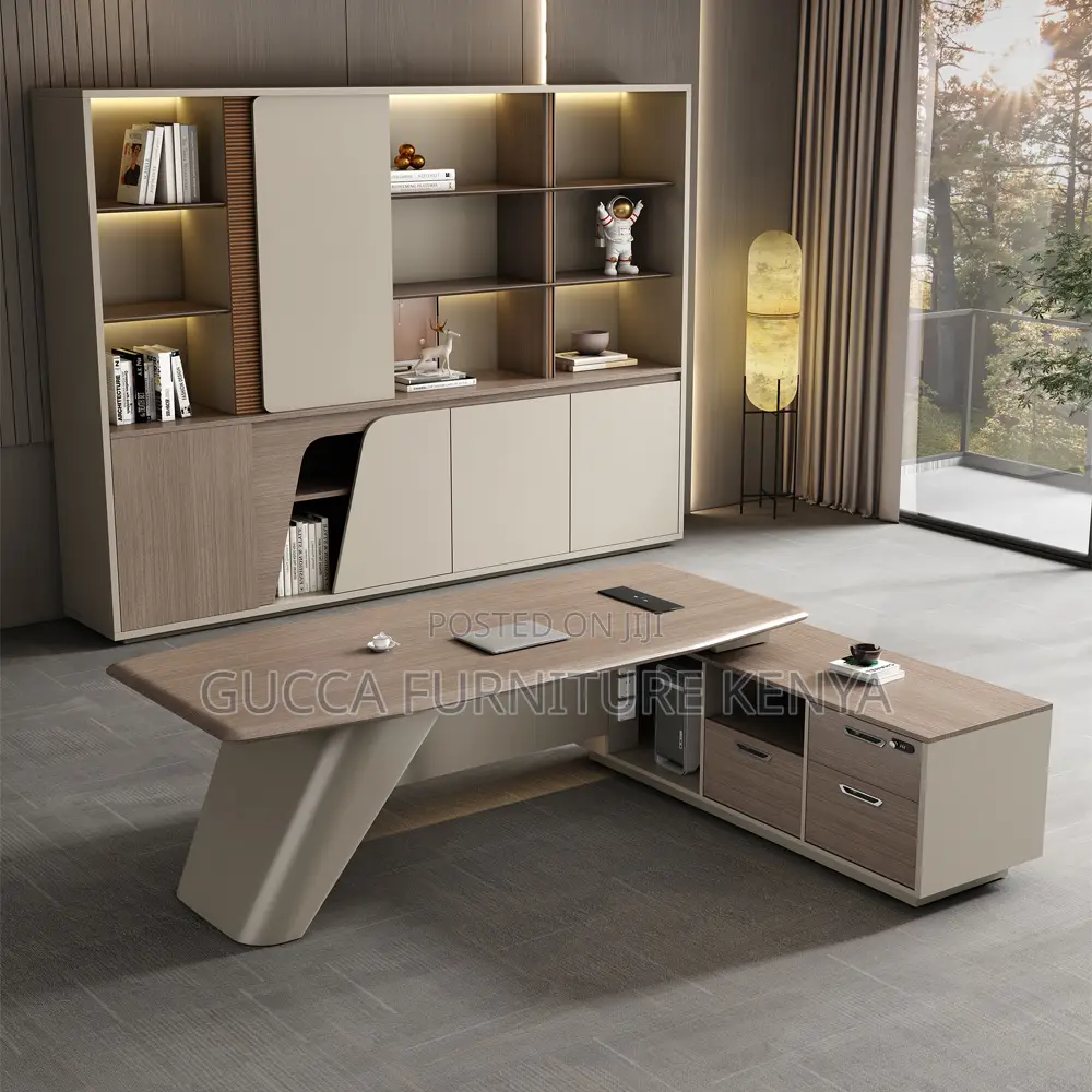 1.8m Meters Director's L-shaped Office Desk