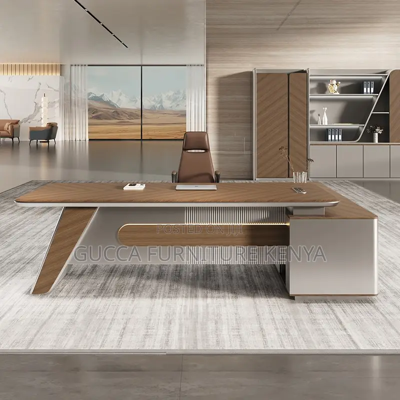 1.8m Meters Director's L-shaped Office Desk
