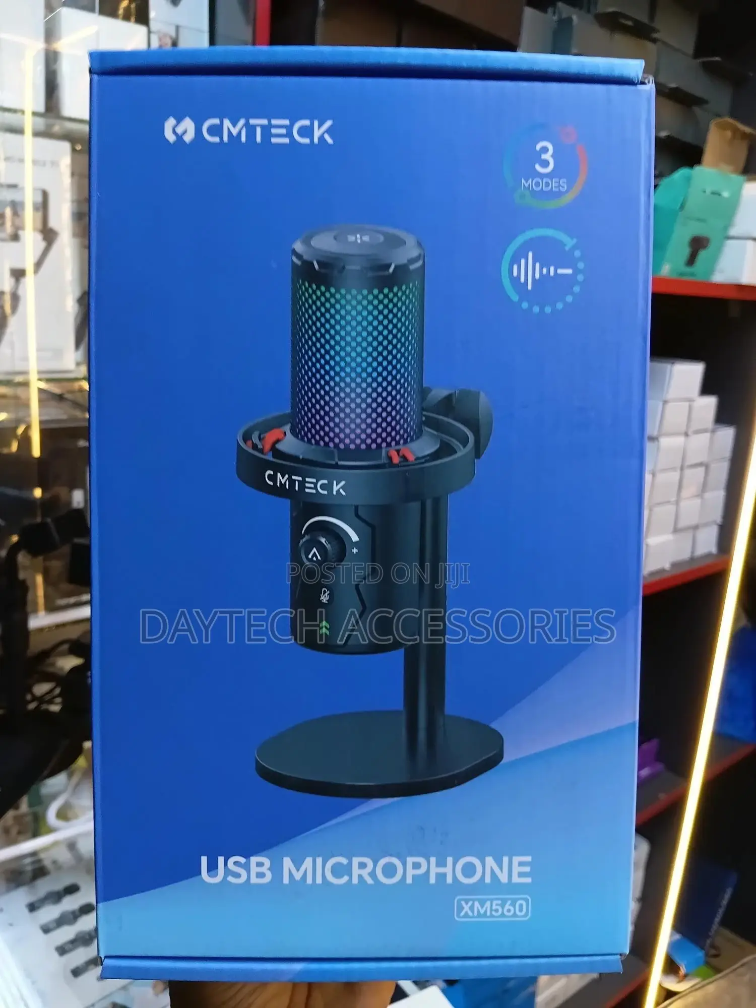 Cmteck Xm560 Professional Usb Type-C RGB Condenser Microphone